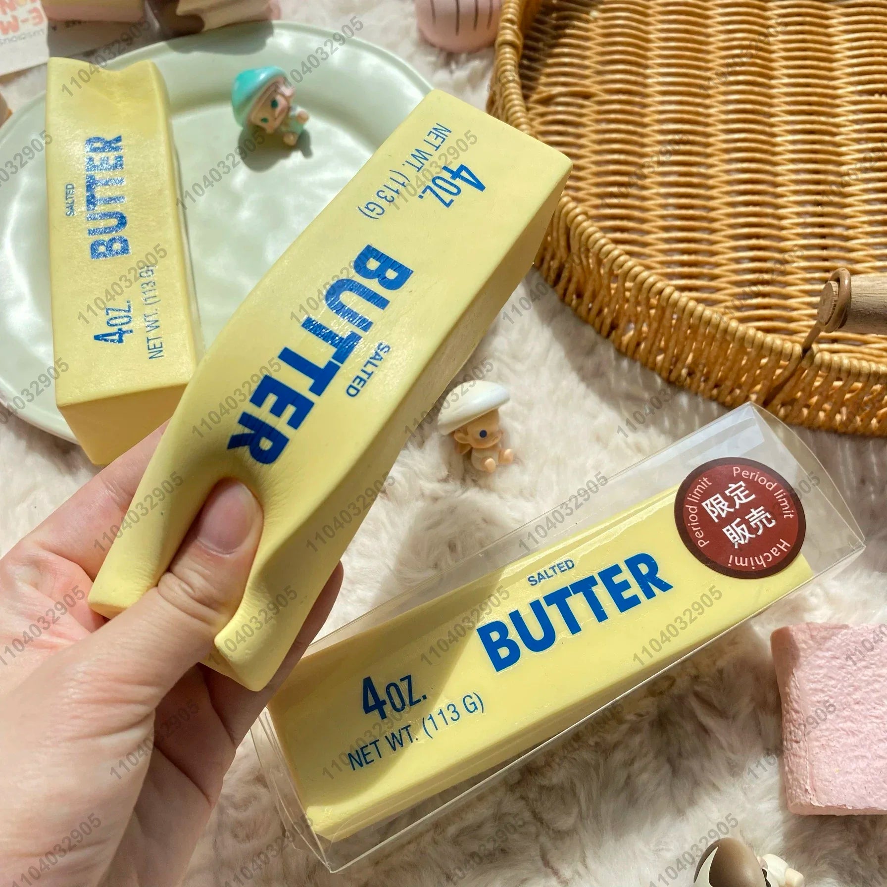 Butter & Cheese Stick Squishy