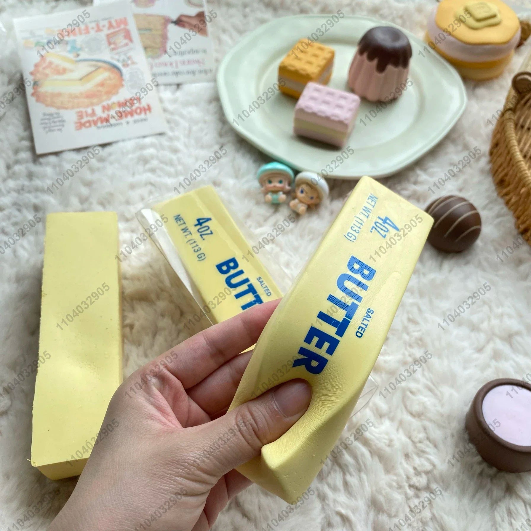 Butter & Cheese Stick Squishy