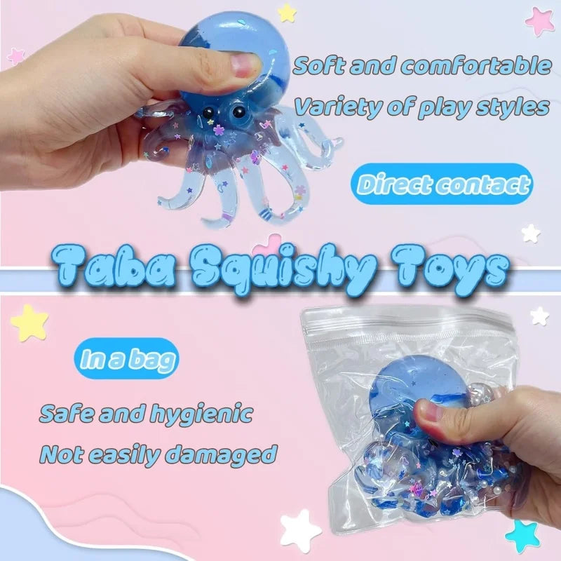 Glitter Octopus Squishy
